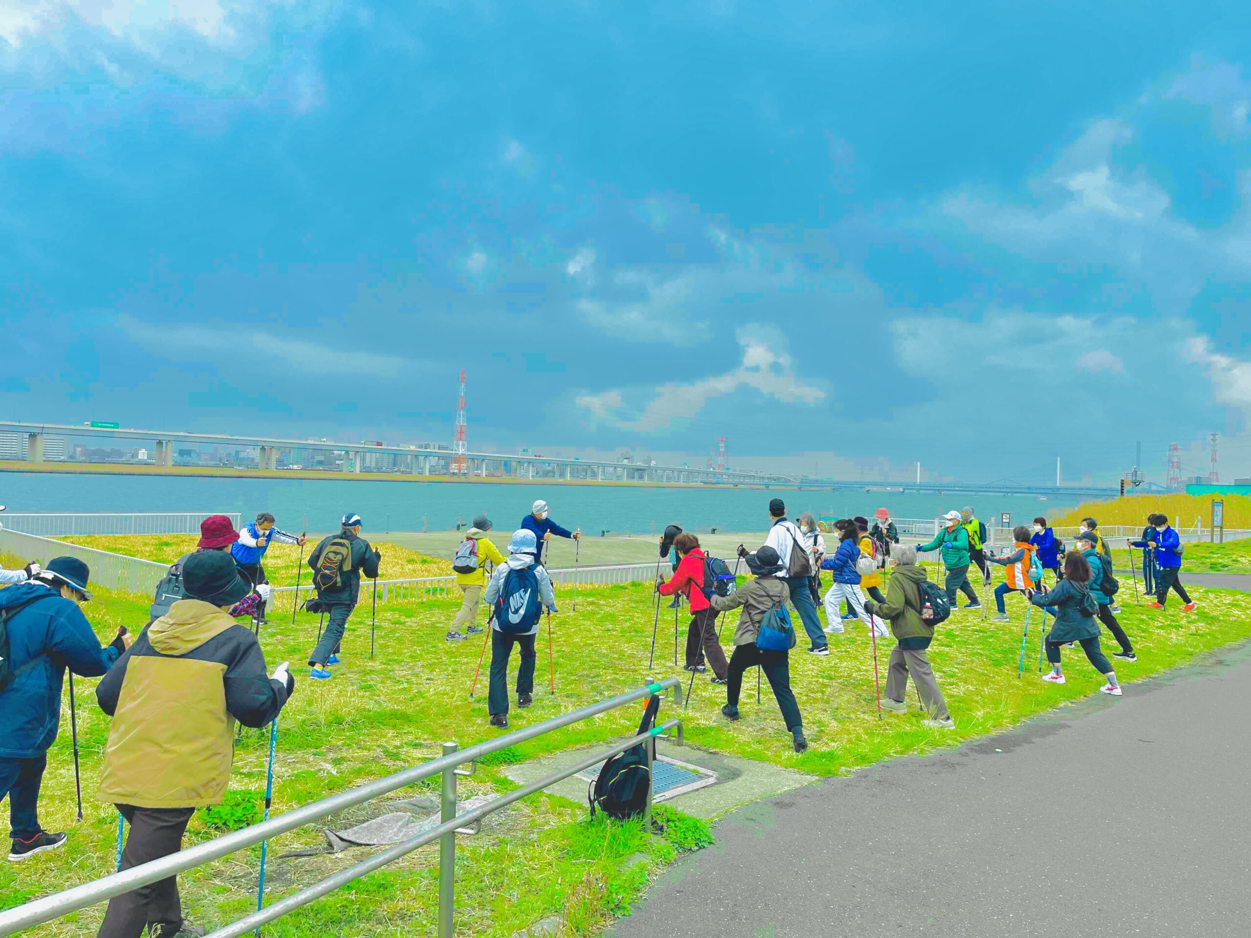 ☆3/29☆お花見ノルディックウォーキング教室【荒川砂町庭球場～大島小松川公園】※3/15締切